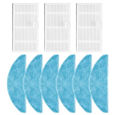 Conga 7490 Immortal / 8290 Immortal Parça Aksesuarları Mop Bezi Filtre Temizleyici Yedek Parça Takımı ile Uyumlu