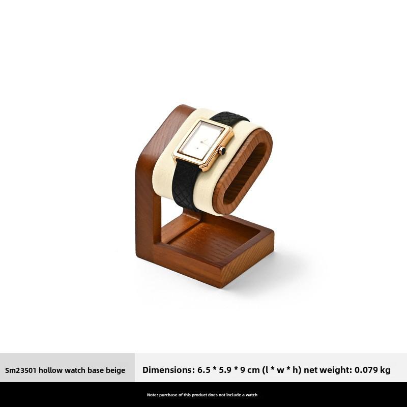 

Premium Wooden Watch Display Stand Luxury Wristwatch Showcase for Counter & Window Display