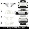 For Peugeot 3008 2024-2025 Headlight B Pillar Rearview TPU Transparent Protective Film PPF Sticker Anti-scratch Film