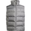 Gilet da uomo senza maniche con logo e colletto alto Grigio IY3401