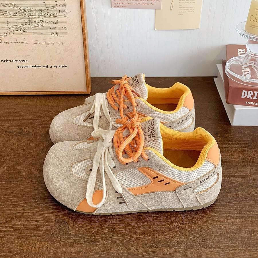 2025 new fashion commuter retro platform Forrest Gump training shoes women's spring and autumn lightweight low-top casual sports shoes