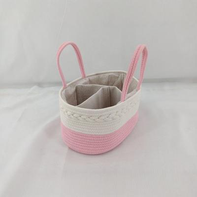 סל אחסון גדול רחיץ לציוד תינוק עם ידית בצבע תכלת