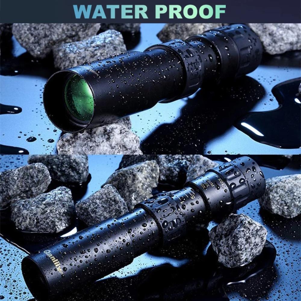 10-300x40 Zoomteleskop HD 4K Bärbara Starka Kikare Långräckviddiga Professionella Monokulära BAK4-Prismor För Jakt Camping