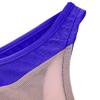One Shoulder One Piece Swimsuit Mesh Insert One Piece Swimwear Sheer Panel Beachwear Monokini Bathing Suit for Women
