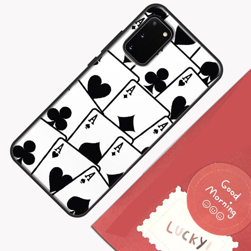CASINO PLAYING CARDS Phone Case For Samsung Galaxy S23 S26 Ultra S20 S21 S22 S24 S25 Plus S10 S25 FE Cover Shell