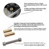 Motorcycle Modification Cnc Aluminum Alloy Material Pcx Parking Lock Deep Electric Vehicle Ramp Parking Lock Switch Accessories