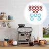 17 Pack Pcs Set O-Rings Seal Kit Fit for Breville Espresso Machines BES900 BES920 BES980 BES990 (5 Pcs Blue Large Size, 12 Pcs Red Small Size)