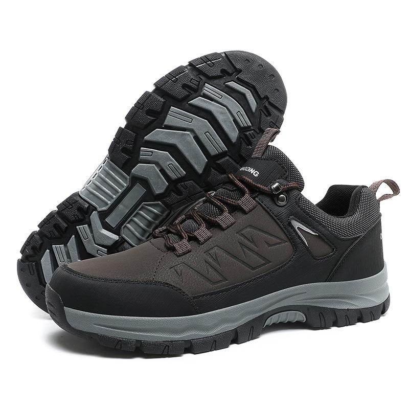 New Men's Shoes Hiking Shoes Spring Non-slip Hiking Casual Shoes Men's Outdoor Large Size Travel Sports Shoes