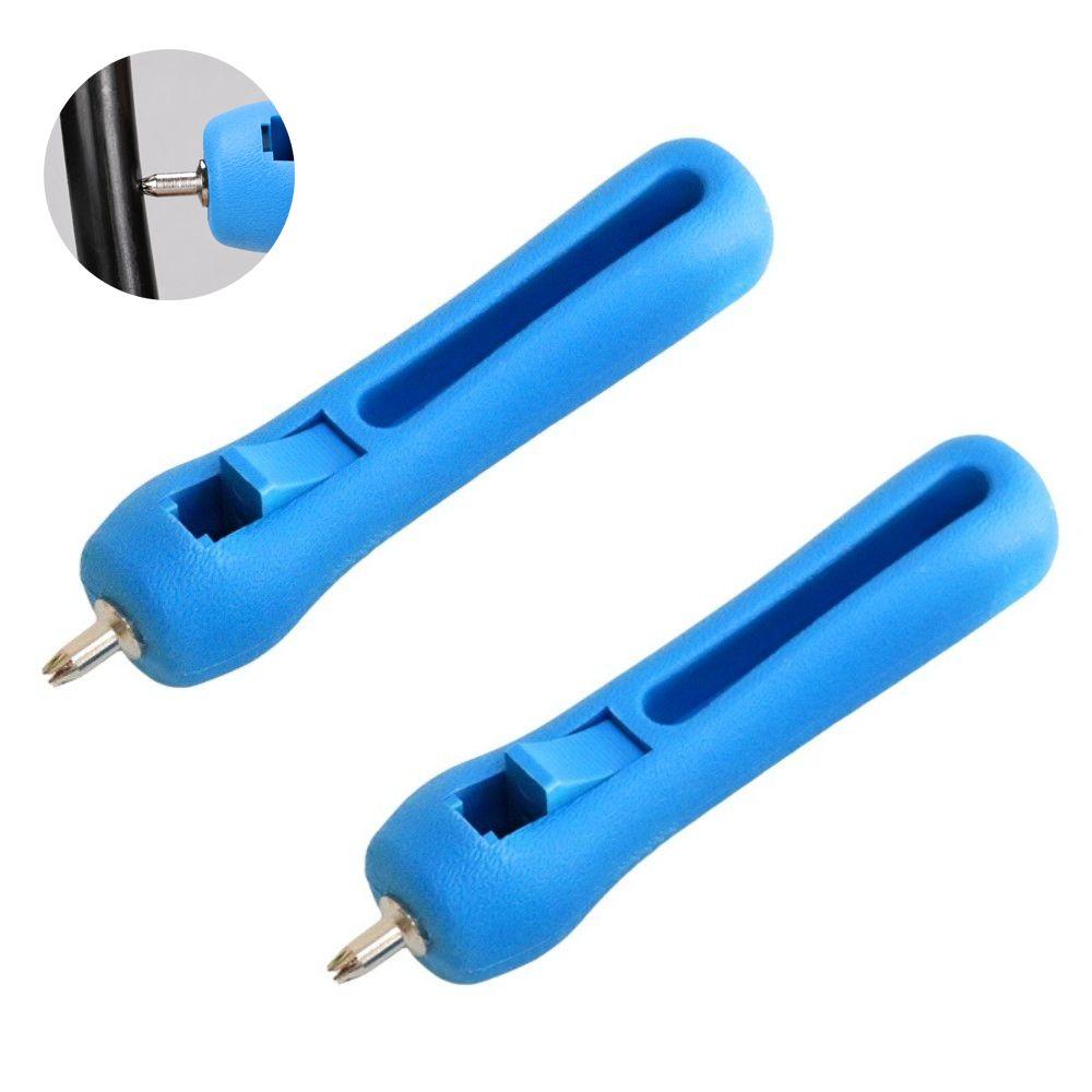 2PCS Plastic,stainless Steel Irrigation Hole Puncher Drip Tube Hole Punch Tool Garden Irrigation синий