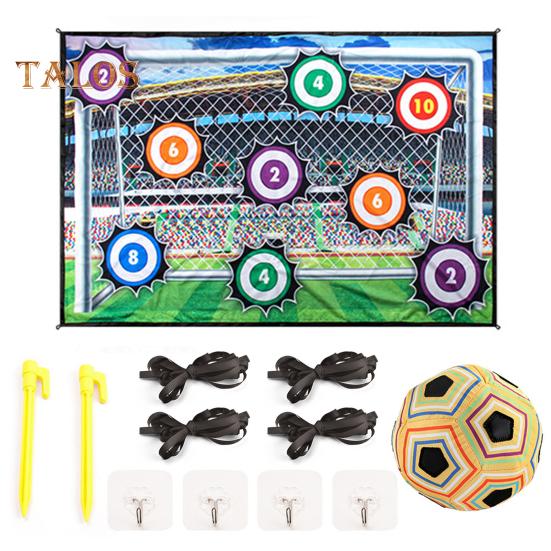 Gry Piłkarskie dla Dzieci Zestaw do Gry Piłkarskiej dla Chłopców Mata do Piłki Nożnej Do Hal z Obszarami Celowymi Ćwicz Strzelanie Popraw Umiejętności Prezenty Piłkarskie dla Dzieci