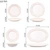 Vintage Relief Ceramic Tableware Restaurant Creative Steak Plate Dessert Dish Sushi Dish Soup Plate Snack Bowl Mug Tableware Set