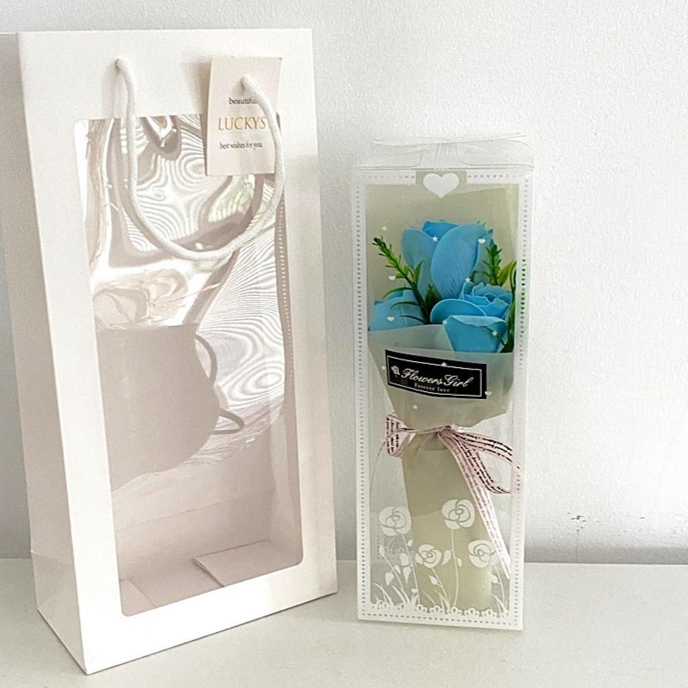 Gift Packing Roses Artificial Flowers Artificial Decorations Gift Packing Roses Wedding Decor