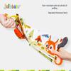 Jollybaby 3D Animal Tail Cloth Book for Infants: Tear-Resistant Early Education Toy 0-1 Year