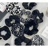(1 Set x 10 Pieces) Modern Trendy Daily Scrunchie Hairband Classic Basic Hair Tie Band Assortment