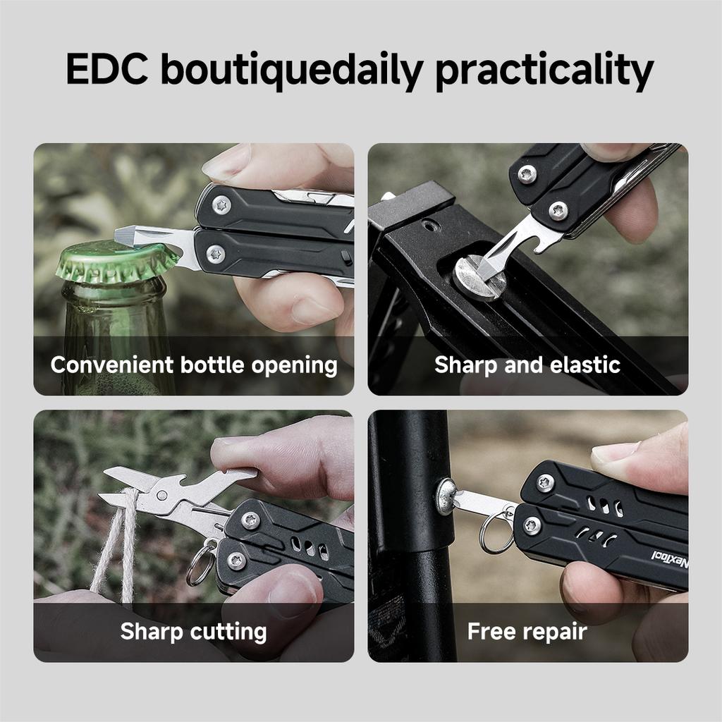 NexTool 10 In 1 Mini Sailor Pliers Lite Multi Tool Folding Scissors Screwdriver Portable EDC Outdoor Equipment Hand Tools5