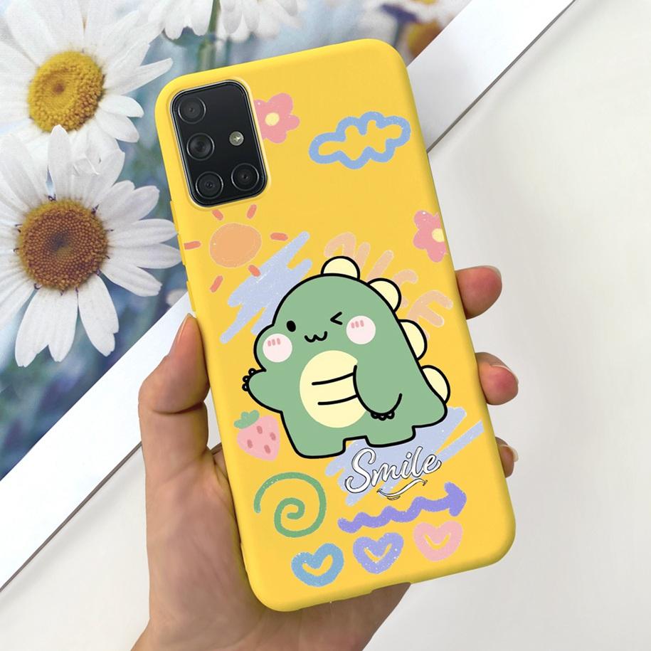 For Samsung A51 A71 A31 Phone Case Fashion Pattern Liquid Silicone Full Protection Back Cover For Samsung Galaxy A 51 71 31 Capa