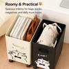 Slim Laundry Basket with Wheels Rolling Oxford Fabric Clothes Hamper Collapsible Storage Bin Toy Organizer for Narrow Space