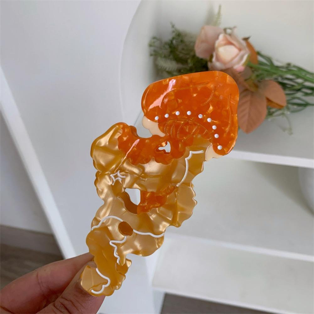 Korean Style Cartoon Animal Hair Clip Acetic Acid Cute Shark Clip Lovely Jellyfish Hair Claw Daily