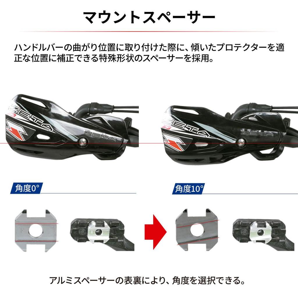 Chránič rúk Impact X3 Červený Univerzálny Typ Upínania na Riadidlá Svorka 14mm Ochrana pred Blatom Motokros MX Závod Nastavenie Uhol Dirtfreak F5440