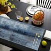 Reusable Linen Table Runner Vintage Table Cloth Home Decoration Table Cover  Table Decor