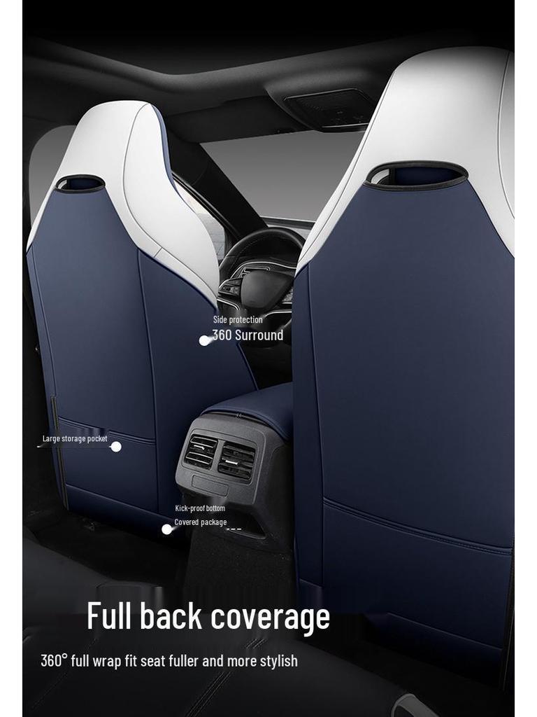 BYD Destroyer 05 Car Seat Cushion - Four Seasons, Full Surround, Five-Seat, Cartoon Design, Fits 22 Models
