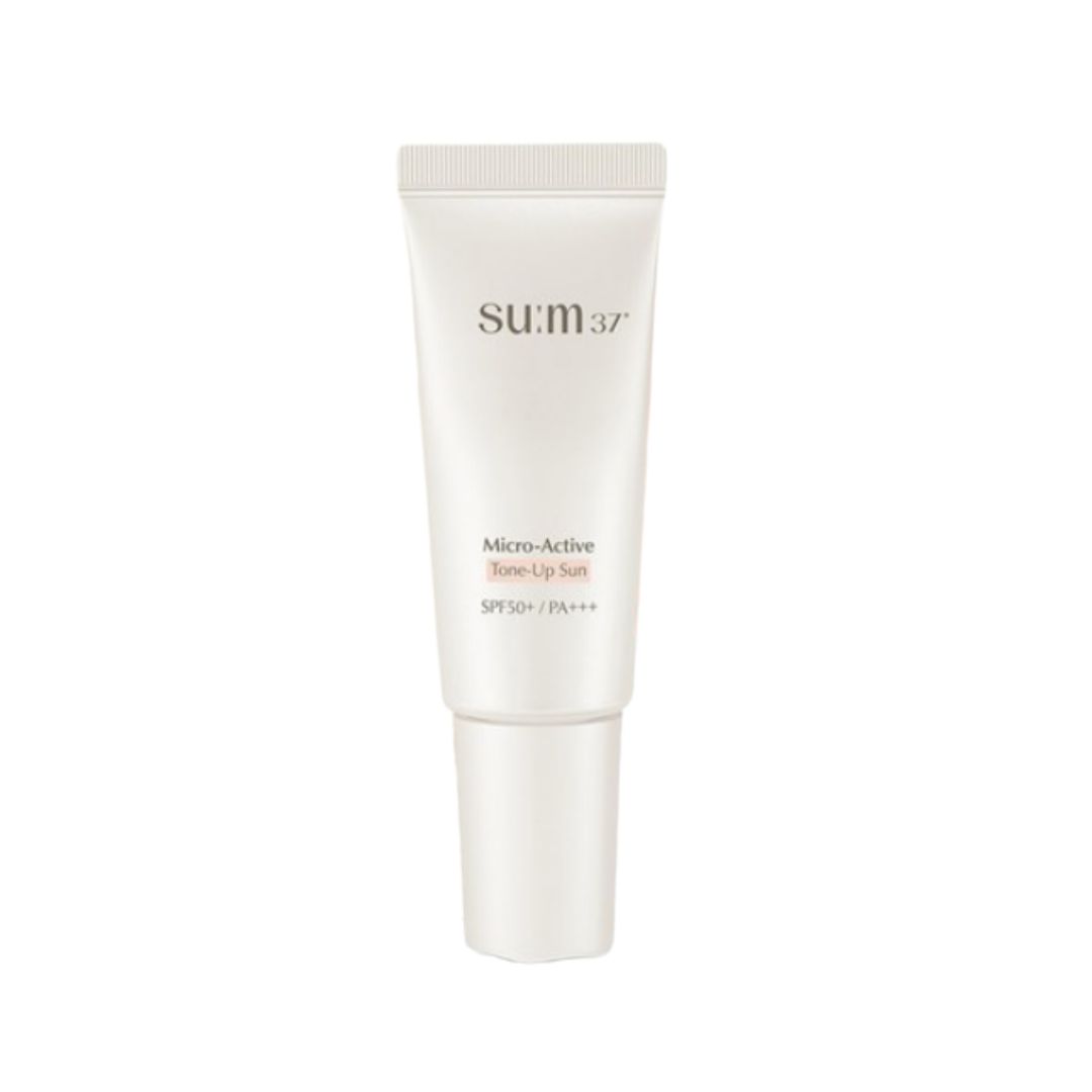 SU:M37 Micro-Active Tone-Up Cica Mineral Sunscreen SPF50+ PA+++ Soothing UV Protection Cream 30ml
