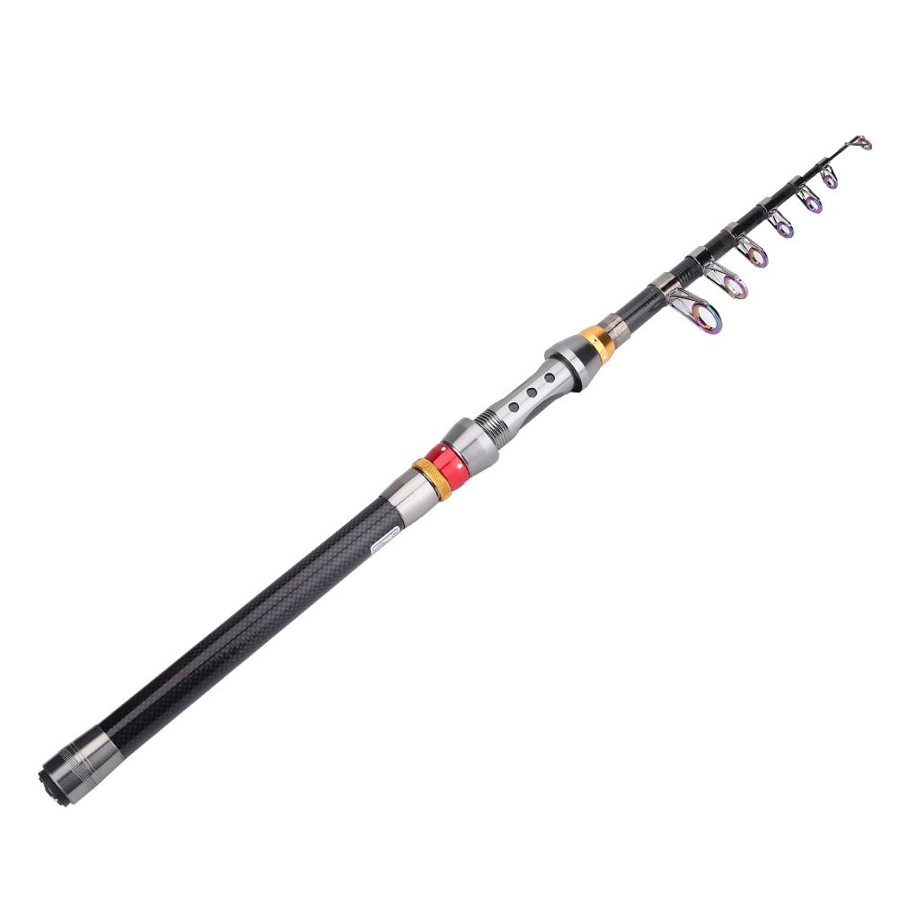 Carbon Fiber Portable Hard Fishing Rod Poles Freshwater Fishing Accessory