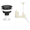 For Brazilian Toilet Tank Flush Button, Single Flush Button With Bracket Toilet Tank Cover For Long-lasting Construction Bathroo
