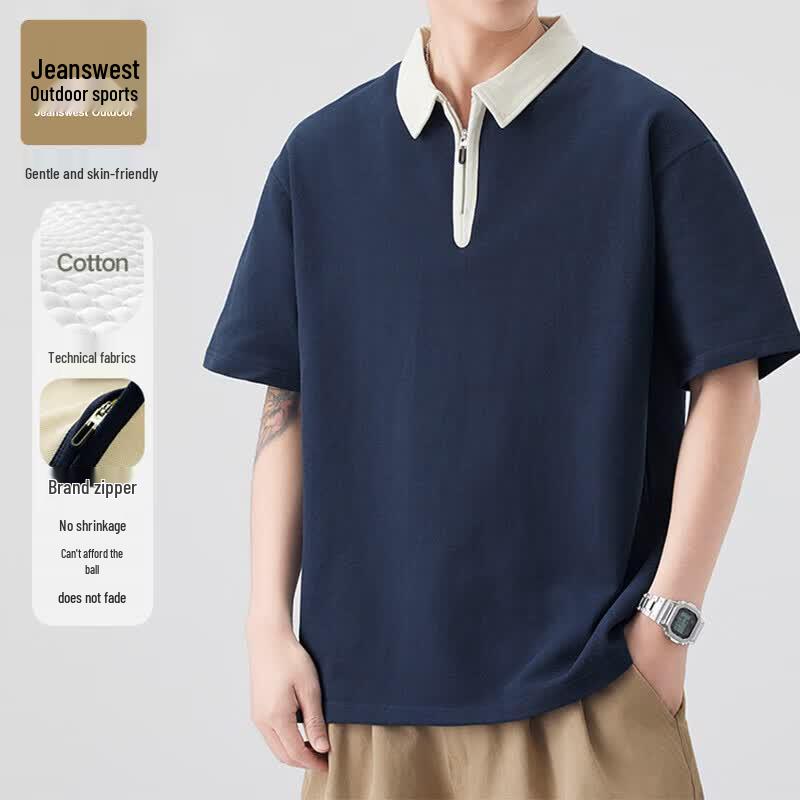 JEANSWEST OUTDOOR Men s Short-Sleeve Polo T-Shirt 2XL