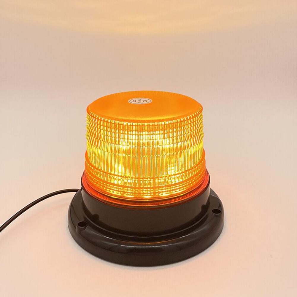 LED Auto Stroboskoplicht, Notfall-Drehwarnleuchte zur Verkehrsanzeige, Orange Blau Rot Blinkwarnleuchte für Fahrz J1y3