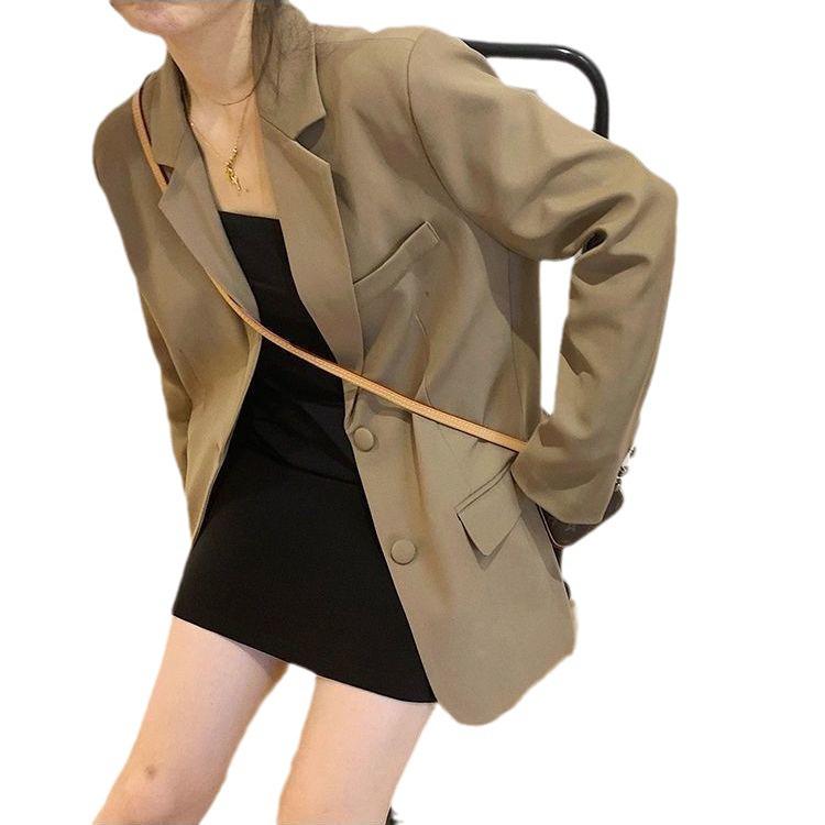 Women's 2024 Autumn Slimming Mid-Length Casual Suit Jacket