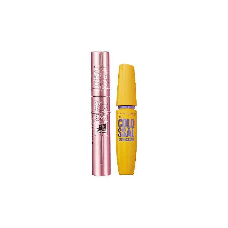 Maybelline Qiao+ Fatzi Тонкая и Подкручивающая Qiao - + Парящее Небо Жирная Желтая Набор - Парящая Стойкая Подкручивающая Тушь для Ресниц 8,6 мл Жирная Желтая Тушь для Ресниц 9,2 мл жёлтый
