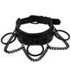 Black Gothic Punk Choker Goth Chain Collar Dark Fashion Leather Chocker Harajuku Rock Necklace Witch Grunge Festival Accessories High Quality