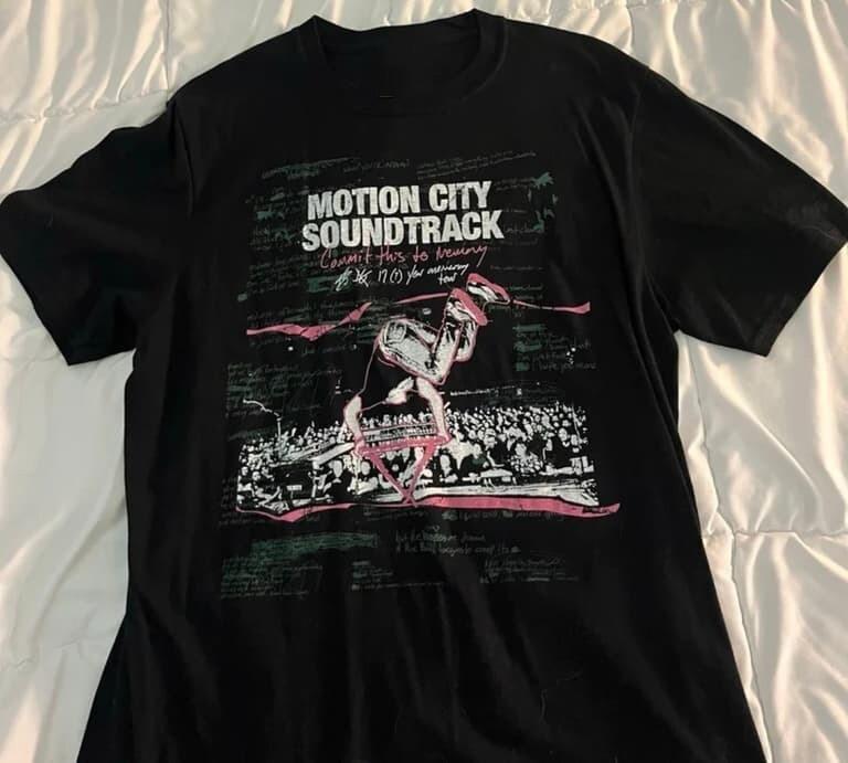 

motion city soundtrack commit this to memory 17 year anniversary 1side shirt Unisex T-Shirt XXL