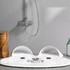 Badezimmermatte Badezimmer-Sicherheitsmatte Silikon Peeling Duschmatte Mit Süßem Hasendesign Für Fußgesundheit 30cm