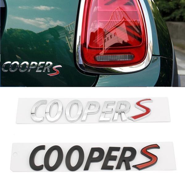 Car Rear Trunk Emblem Badge Stickers Decals for Mini Cooper S Paceman F56 R55 F55 F56 R58 R60 R61 F60 F57