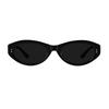 Calvin Klein Polarized Fashion Street Style Narrow Frame Cat Eye Sunglasses Unisex sunglasses CKJ26624SLB