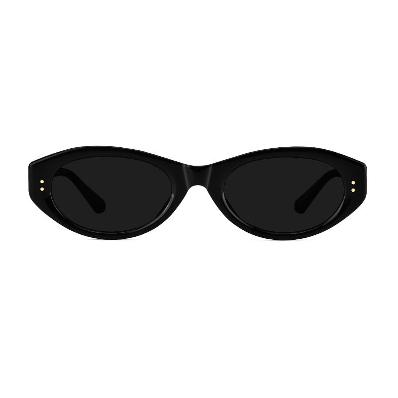 Calvin Klein Polarized Fashion Street Style Narrow Frame Cat Eye Sunglasses Unisex sunglasses CKJ26624SLB
