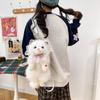 Ragdoll Cat Backpack Simulation Cat Doll Bag Sounding Kitten Doll Plush Toy Children and Girls Gift