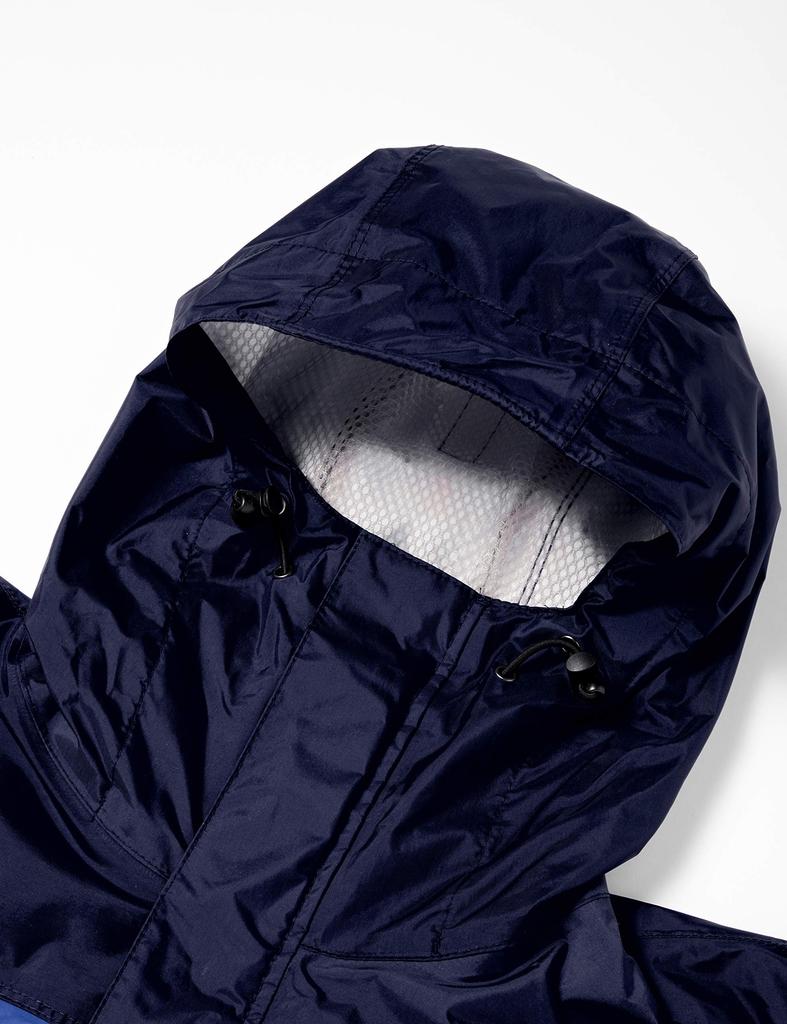 Wasserdicht und Atmungsaktiv Toray Coatex Breathatec KJ Regen Größe 3L [Dokument] Parka, Blau,