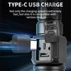 8 Lighting Modes Long-range Lighting Torch High Power LED Flashlight Powerful COB Side Light Lantern USB Rechargeable Camping Lamp Waterproof