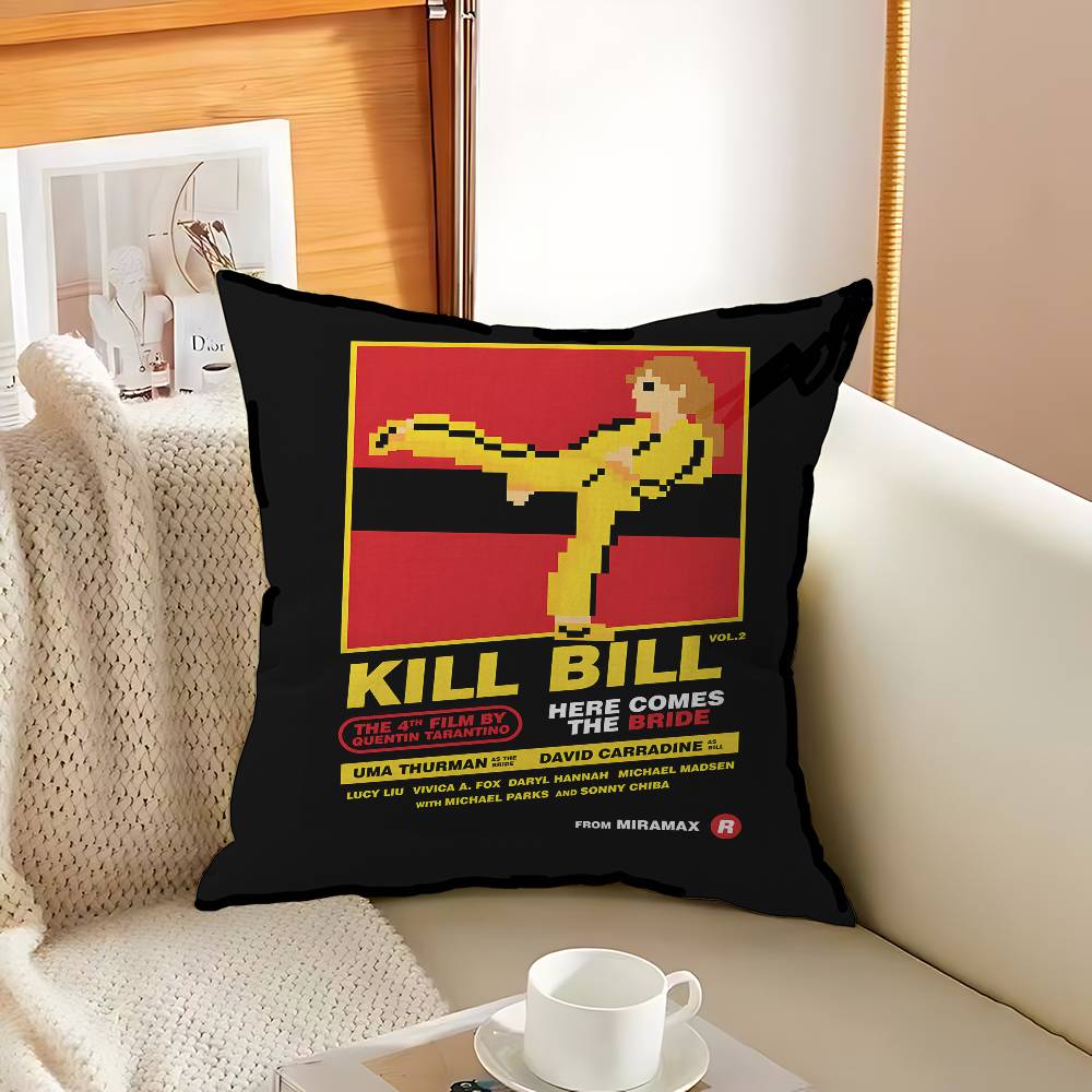 Classic Hot Movie Kill Bill Personalized Pillow Cover Kids Bedroom Wild Party Decor Pillowcase Kid Birthday Shower Gift