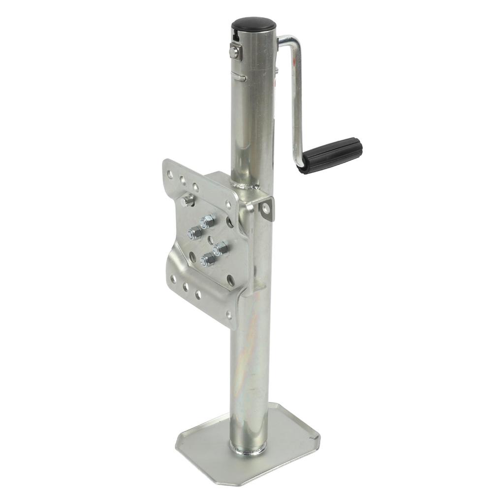 1200lbs Adjustable Trailer Jack with Wheel Side Rotation Handle Swivel Trailer Tongue Jack for ATV UTV Yacht Trailers