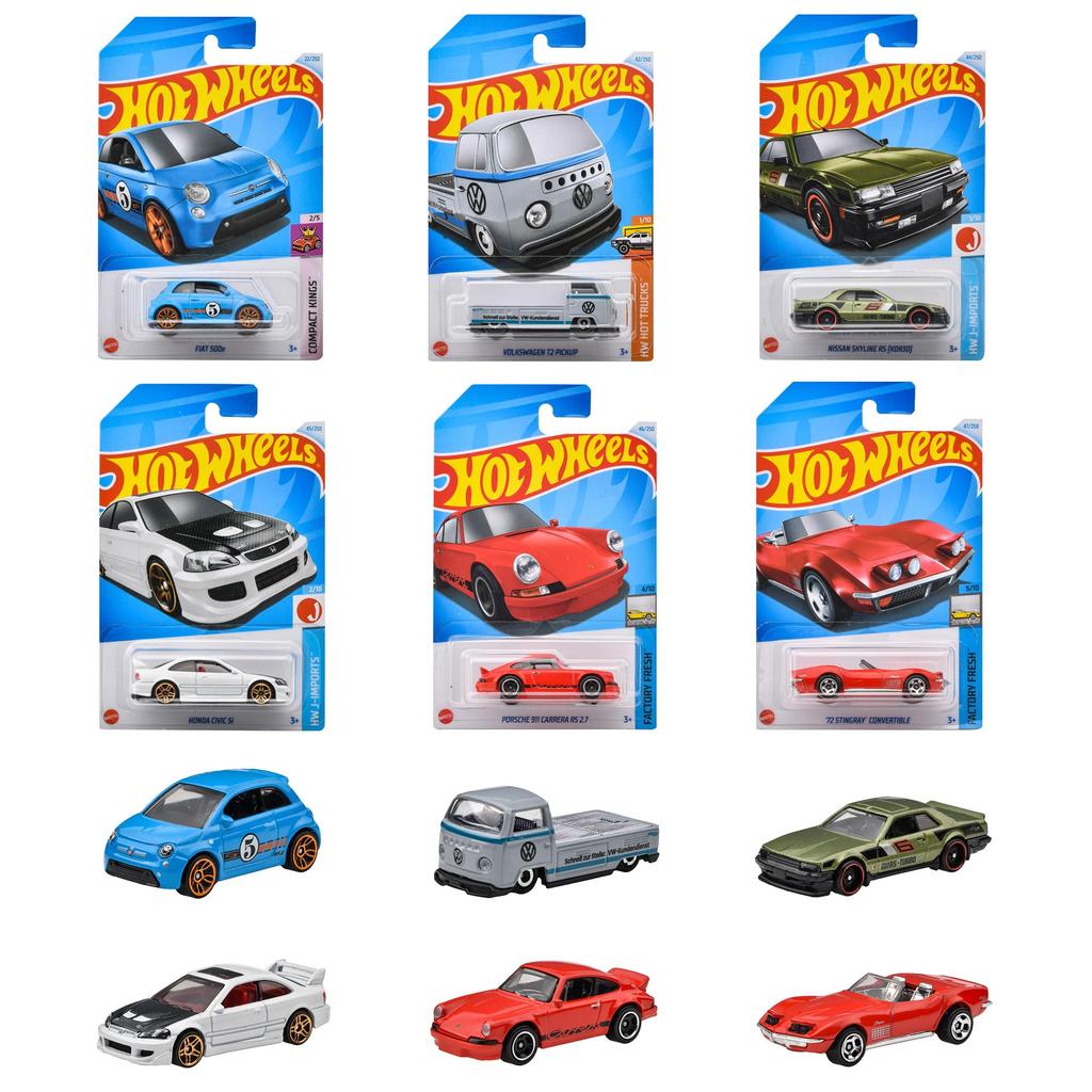 Hot Wheels Basic Cars G Fahrzeug Mini Alter 3 und Sortiment, 36er-Box, Spielzeug, Autos, Up, 98MG-C4982