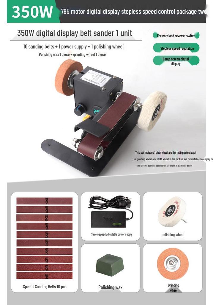 Compact Electric Knife Sharpener & Mini Belt Sander