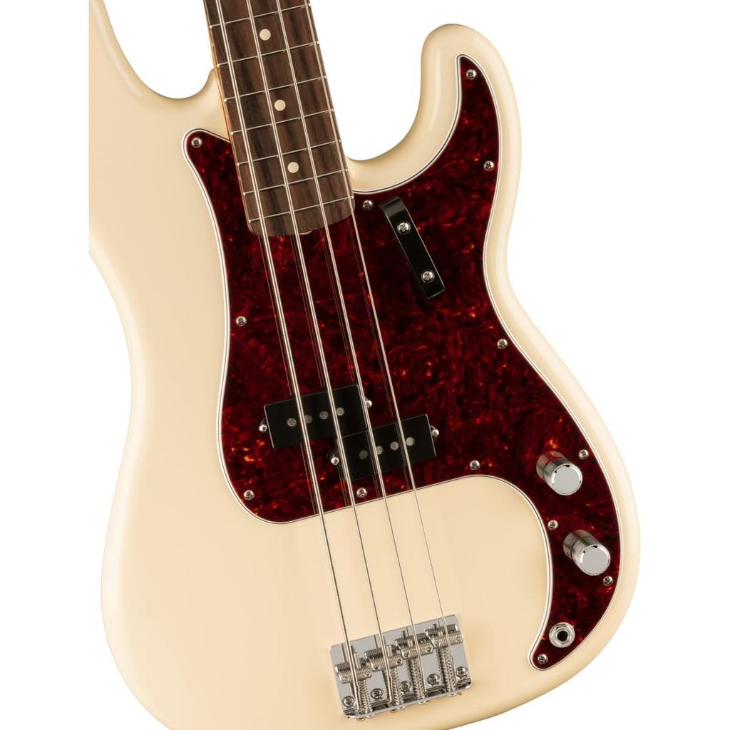 II 60s Precision Bass Rosewood Fingerboard Olympic White Fender/Vintera