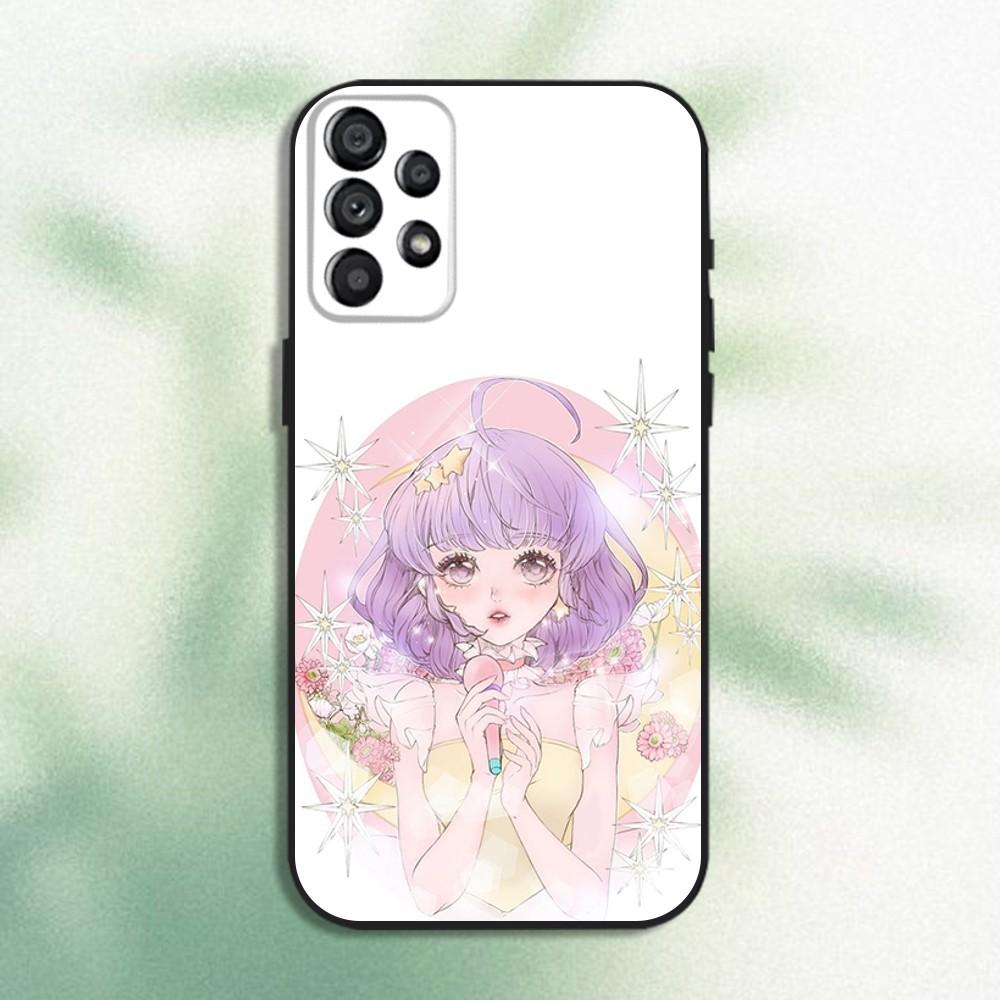 C-Creamy Mami Magic Phone Case For Samsung Galaxy A20,A21s,A22,A31,A32,A52,A53,A72,73,A80 Soft Black Cover