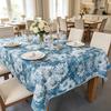 Home Kitchen Dining Party Use Durable Rectangle Washable Fabric Cotton Linen Tablecloth