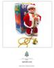 European Christmas Climbing Santa Electric Toy and Decoration