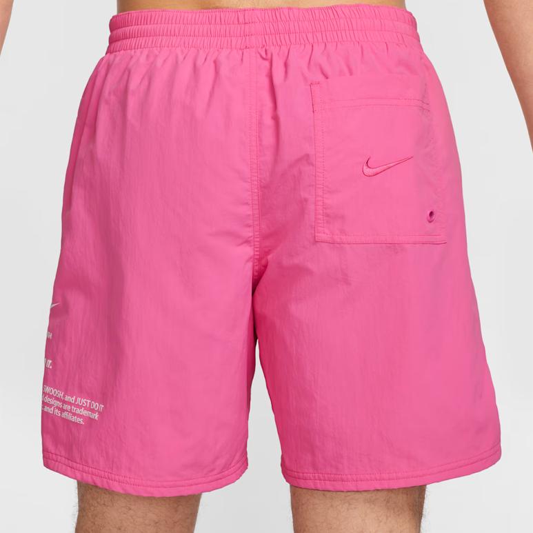 Nike Swim Breaker Fashion Comfortable Skin-Friendly Soft Swim Trunks Men swimwear Pink NESSF508-656